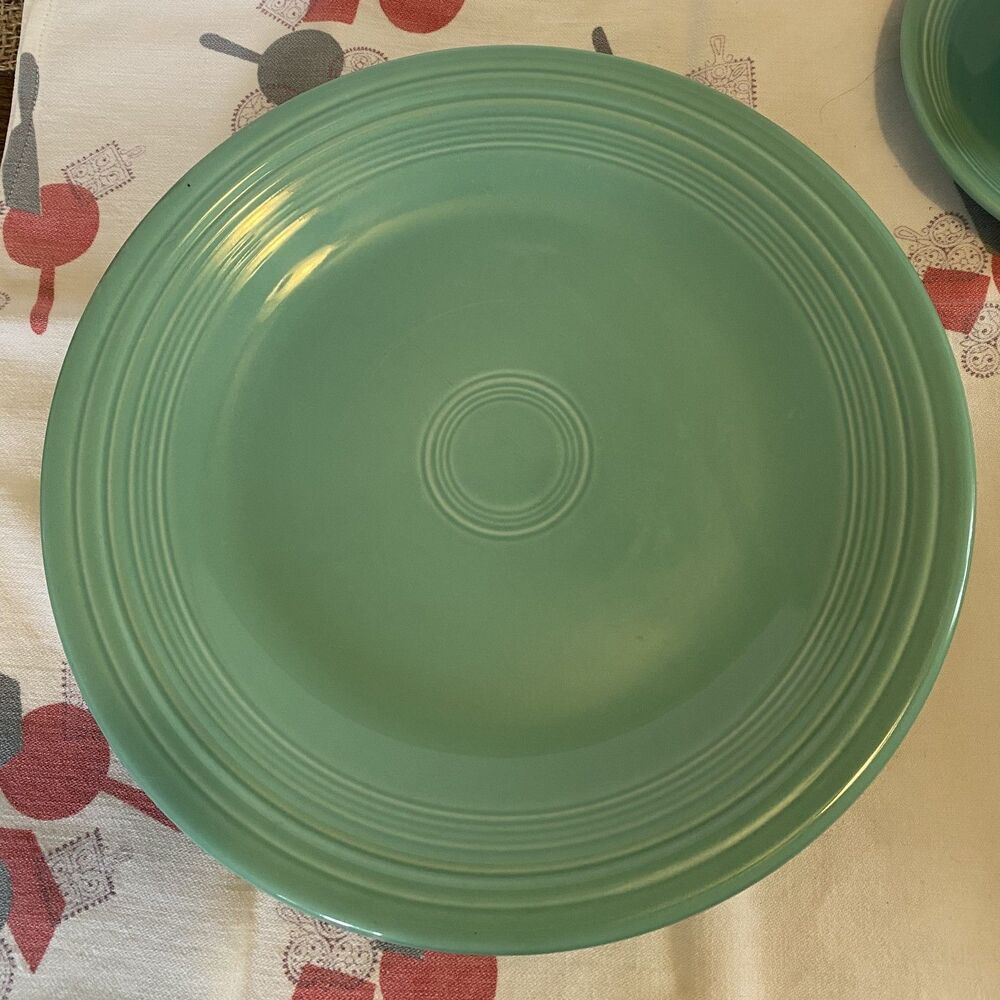 Fiestaware Seamist Classic Rim 10.5" Dinner Plate